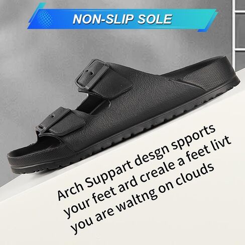 صنادل قباقيب للسيدات والرجال، صنادل داعمة للقوس، أحذية حديقة سهلة الارتداء، صنادل مضادة للانزلاق لالتهاب اللفافة الأخمصية، شباشب للشاطئ للأنشطة الخارجية والداخلية in Kuwait