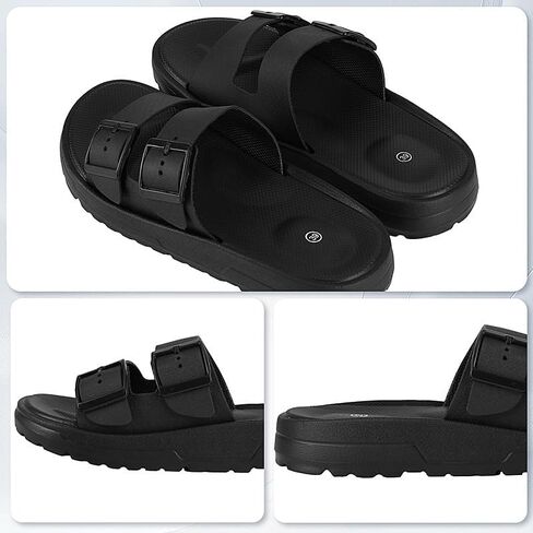 صنادل قباقيب للسيدات والرجال، صنادل داعمة للقوس، أحذية حديقة سهلة الارتداء، صنادل مضادة للانزلاق لالتهاب اللفافة الأخمصية، شباشب للشاطئ للأنشطة الخارجية والداخلية in Kuwait