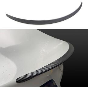 Spoiler for Tesla Model 3 Performance Spoiler Wing Rear Trunk Lip Tail Lid for Tesla 2016-2023 ABS Model 3 Accessories (Glossy Carbon Fiber) in Saudi Arabia