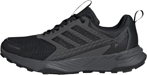 adidas Men's Terrex Tracefinder 2 Climaproof Trail Running, Black/Black/Semi Impact Orange, 10.5 in Saudi Arabia