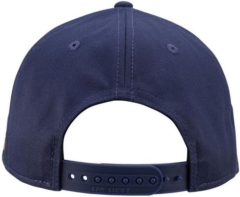 Black Clover, Unisex, Inner Luck 6 Adjustable Hat, Navy Hat/Camel Clover, One Size in Saudi Arabia