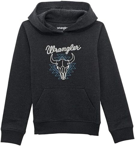 Wrangler Boy's Jet Black Hoodie in Saudi Arabia