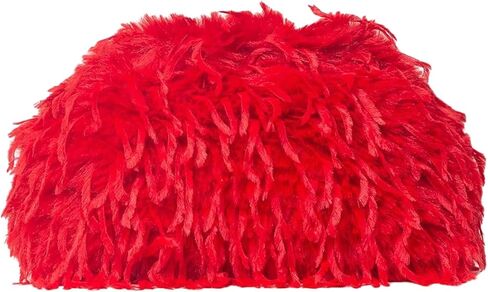 Verdusa Women's Fuzzy Handbags Clutch Purses Y2k Furry Plush Evening Bags in Saudi Arabia