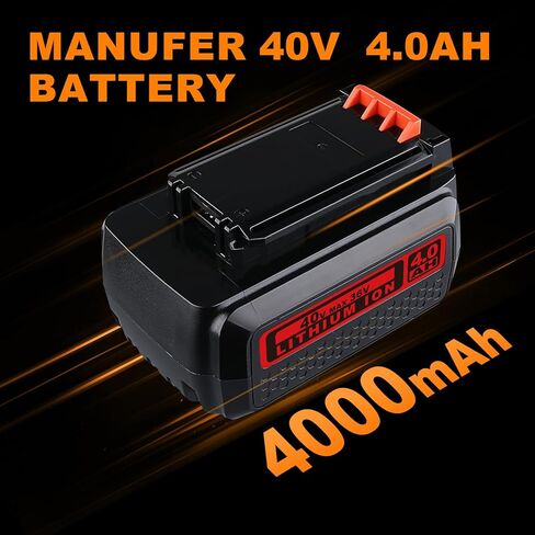 4.0Ah 1pack 40V LBXR36 استبدال بطارية ليثيوم أيون بلاك اند ديكر المتوافقة مع LBX2040 LBXR36 LBXR2036 LST540 LCS1240 LBX1540 LST136W أدوات كهربائية in Saudi Arabia