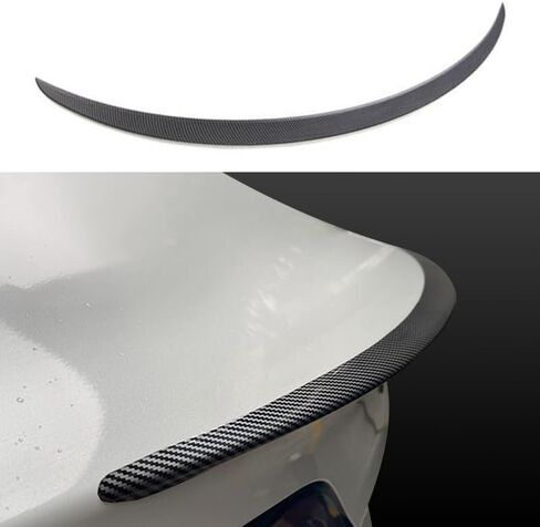 Spoiler for Tesla Model 3 Performance Spoiler Wing Rear Trunk Lip Tail Lid for Tesla 2016-2023 ABS Model 3 Accessories (Glossy Carbon Fiber) in Saudi Arabia