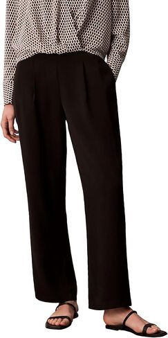 Calvin Klein Women's Crepe Wide Leg Trouser in Saudi Arabia