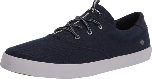 حذاء رياضي كاجوال للأولاد من Sperry Spinnaker قابل للغسل - جلد/قماش قابل للغسل في الغسالة، راحة من الإسفنج الذكي، نعل خارجي مطاطي لا يترك علامات in Kuwait