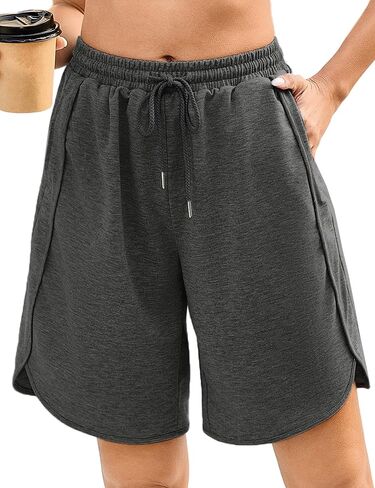 Quenteen Women's Athletic Shorts Jogger Sweat Casual Loose Bermuda Shorts (Available in Plus Size) in Saudi Arabia