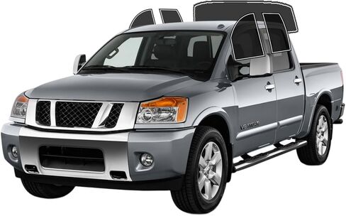 AUTOTEK Precut Window Tint Film Front Two Door Windows Tint Film Cars Sun Blocking Protection Privacy Anti Shatter Glass 2 Ply Computer Cut Any Tint Shade for Nissan Titan Crew 2004-2015 in Saudi Arabia