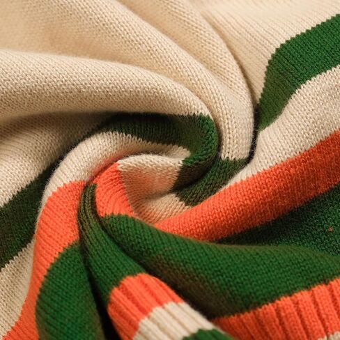 OXKNIT Men’s Knit Long Sleeve Polo Shirts, 1960s Mod Style Retro Duck Pattern Button Down Beige Cardigan Sweater in Saudi Arabia