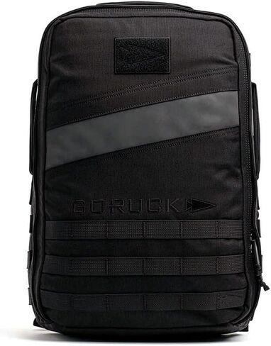 GORUCK Rucker 4.0, Weighted Rucking Backpack, Military Rucksack, Black, 20L | Purpose Built for Rucking, Elevated Ruck Plate Pocket, Extra Padded Straps, MOLLE Webbing, Durable 1000D CORDURA Build in Saudi Arabia