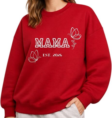 Personalized Name Sweatshirt, Custom Colorful Letters Unisex Cozy Crewneck, Custom Text Pullover for Adults in Saudi Arabia