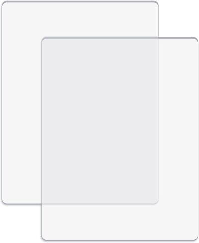 1 Pair Cutting Pads Compatible with BSP & BS Switch Plus Die Cutting Machine,Clear Polycarbonate Plastic Cutting Plates,15x8 3/4 x1/8 inch,Transparency Acrylic Die Cutting Plates for Craft in Saudi Arabia