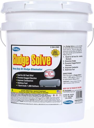 Comstar Sludge Solve, Heavy Duty Oil Sludge Eliminator, Breaks Down & Liquefies Sludge, Stabilizes Fuel, Prevents Clogged Nozzles, Improves Combustion, Works on All Fuel Oils, 1 Quart (60-235) in Saudi Arabia