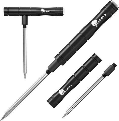 GOLDEN J Combination Fish Venting Tool Saltwater Fishing, Hidden Storage,Used to Vent Deep Sea Fish, Releasing Pressure and Allowing The Fish to Return to The Sea, an Essential Tool for The Angler in Saudi Arabia