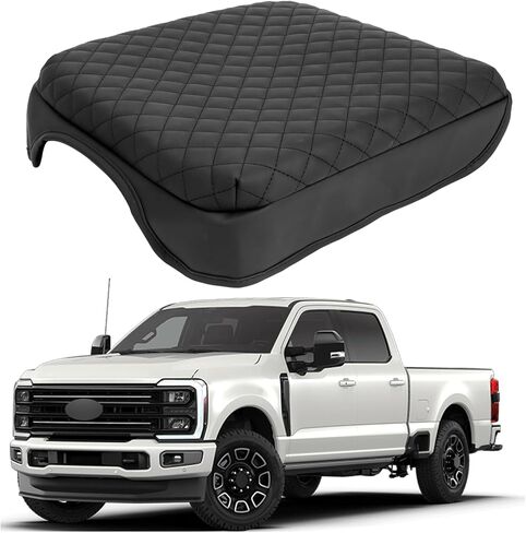 Center Console Armrest Cover for Ford F150 2021 2022 2023 2024 2025 Fully Covered Anti-Scratch Protector Interior Accessories(Only for Bucket Seat Console) in Kuwait