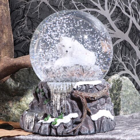 Nemesis Now Guardian of The North Snow Globe,Grey (LP) 14.5cm in Saudi Arabia