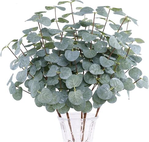 LFF 6 Pcs Artificial Willow Branches, 25.6in Faux Greenery Stems for Vase Fillers, Home Office Table Decor, Wedding Centerpieces and DIY Floral Arrangements in Saudi Arabia