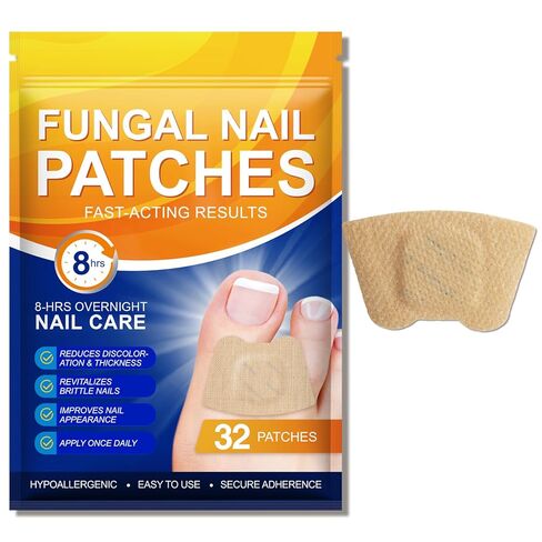 32 PCS بقع أظافر فطرية للأظافر المنقسمة التالفة المكسورة ، علاج أظافر قوة إضافية ، إصلاح الأظافر للأظافر التالفة ، لوازم رعاية الأظافر ، استعادة تلون وسمك (2 عبوة) in Saudi Arabia
