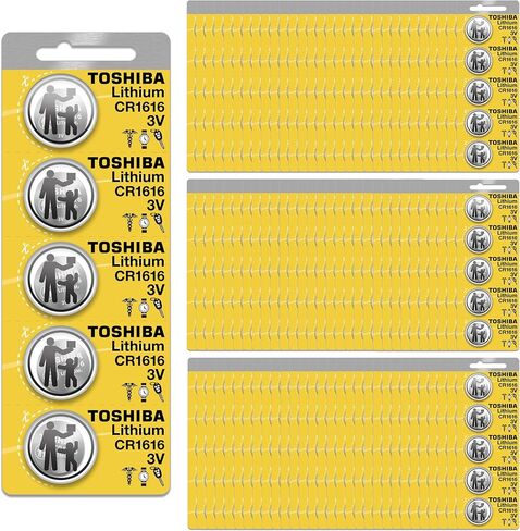 TOSHIBA CR1616 3V Lithium Coin Cell Battery Pack of 5 in Saudi Arabia