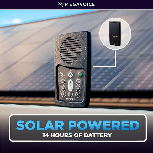 النسخة الدولية الجديدة (NIV) رواه ماكس ماكلين على مشغل الكتاب المقدس MegaVoice Envoy Gold Solar in Kuwait