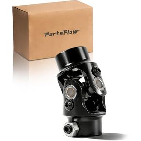 Partsflow أسود توجيه يدوي U مشترك 3/4-36 خدد × 3/4 بوصة DD لـ 1963-1968 شيفروليه كورفيت لـ 1966-1975 فورد برونكو E-150 F-150 F-250 in Kuwait