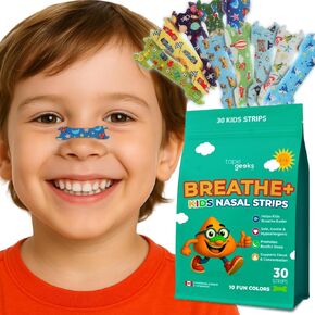 شرائط أنف تابيجيكس للأطفال، شرائط أنف للتنفس، شرائط أنف لتقليل الشخير للأولاد والبنات، مزيج الألوان in Kuwait