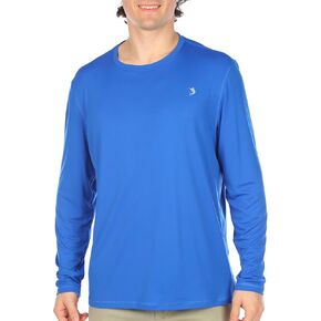 Reel Legends Mens UPF 50+ Solid Reel-Tec Long Sleeve Shirt Large Royal Blue in Saudi Arabia