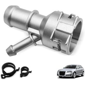 1K0122291C Engine Coolant Hose With 3 Clamps Connector Outlet Thermostat Flange Pipe fit AUDI A3 TT Skoda OCTAVIA Compatible with VW GOLF 1K0122101BB 1K0122101BC (1K0122291C+3B0122291B) in Saudi Arabia