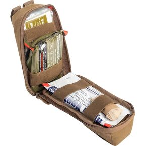 مجموعة الإسعافات الأولية من North American Rescue ROO M-FAK (أسود) NAR First Responders Compact Bag أطقم طبية مع عاصبة C-A-T، ختم الصدر، ETD، شاش (80-1049) in Kuwait