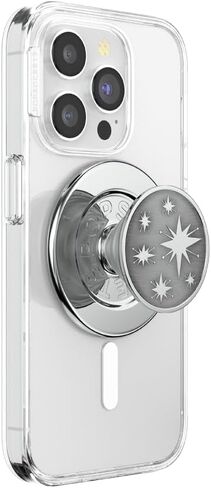 PopSockets Round Phone Grip Compatible with MagSafe, Adapter Ring Included, Phone Holder, Wireless Charging Compatible - Seashore Finds in Kuwait
