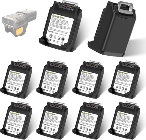 10-Pack735mAh RS5100 Battery Extended,Compatible with:RS6100 RS5100 RS61 RS51 2D RS51C0 RS60B0 Wearable Scanner Battery,BT-000398 BTRY-RS51-4MA-01 BTRY-RS51-7MA-01. in Saudi Arabia