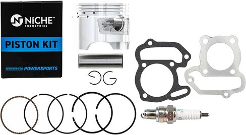 NICHE Standard Bore Top End Repair Kit for Yamaha Grizzly Raptor Badger YFM80 55X-11636 1985-2008 in Saudi Arabia