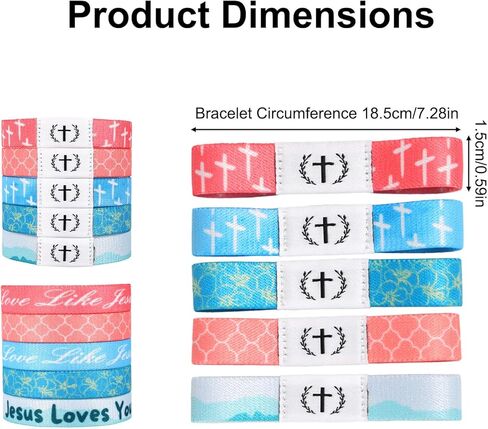 Penitue Bible Verse Bracelet, Wearable Christian Daily Wristbands with NFC Scan Inspirational Bracelet Religious Jewelry for Women & Men in Saudi Arabia