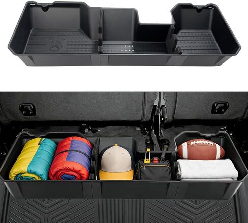 Car Underseat Storage Box Fitment for Chevy Silverado/GMC Sierra 1500 2500HD 3500HD (2007-2018 4-Door Models) in Saudi Arabia