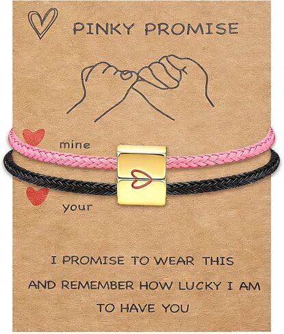 أساور زوجين متطابقة من COTATI له ولها، سوار وعد بعلاقة الصداقة لصديقها وصديقتها، مجموعة هدايا مجوهرات الحب للذكرى السنوية in Kuwait