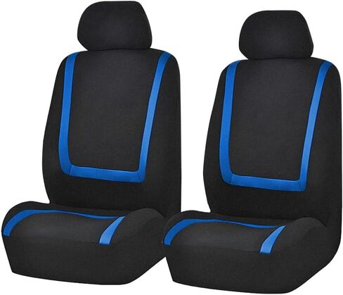 Car Seat Covers, Full Set Split Non-Slip Vehicle Front & Rear Seat Protector, Durable Comfortable Automotive Interior Chair Protective Cover, Universal for SUV Automobile Truck (Black) in Saudi Arabia