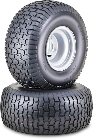 مجموعة عجلات جرار جزازة العشب من واندا 20X8-8 4 طبقات مع 4 عروات على عجلة فضية PCD مقاس 4 بوصات-13131، مجموعة 2 in Saudi Arabia