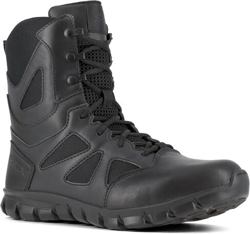 Reebok Work Men's Sublite Cushion Tactical Black Soft Toe Boots in Saudi Arabia