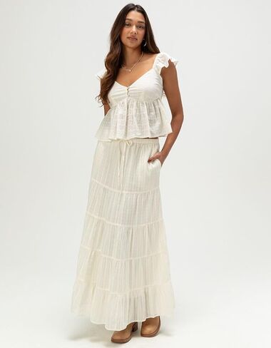 Patrons of Peace Lotus Womens Maxi Skirt in Saudi Arabia