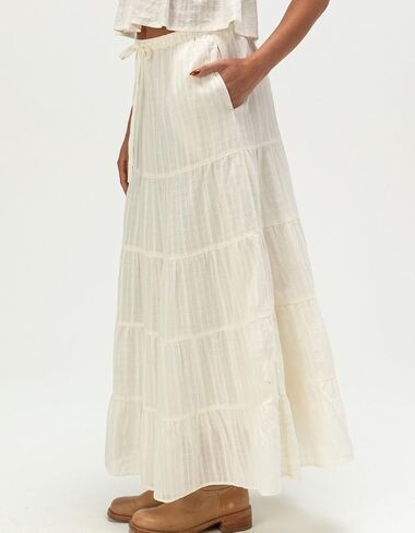 Patrons of Peace Lotus Womens Maxi Skirt in Saudi Arabia