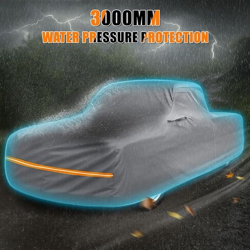 Car Cover Compatible with 1988-1999 Chevy C/K 1500/2500/3500,Custom Fit for Regular Cab Short Bed(6.5 ft Bed), Black in Saudi Arabia