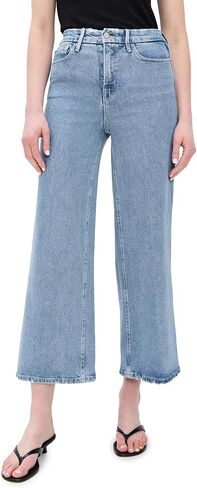 Good Skate Wide Cropped Jeans in Indigo860 by good american in Saudi Arabia
