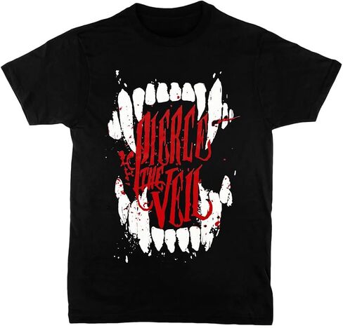 Funny Rock Music Inspired Graphic Tee – Red Style Band Aesthetic Shirt for Men and Women (S-XXXL) in Saudi Arabia