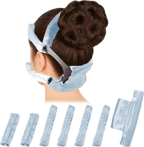 7 قطع من أغطية أشرطة CPAP الساتان، أغطية حزام قناع CPAP مريحة، واقي شعر حريري CPAP ليناسب قناع الوجه الكامل F&P Simplus، وسائد قناع CPAP المضادة للتجاعيد لتقليل العلامات الحمراء (وردي) in Kuwait