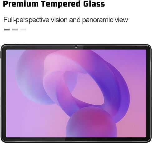 واقي شاشة لجهاز Lenovo Tab M11 (2024) مقاس 11 بوصة، طبقة من الزجاج المقوى عالي الدقة بالكامل، شفاف عالي الدقة، صلابة 9H، بدون فقاعات [عبوة من قطعتين] in Kuwait