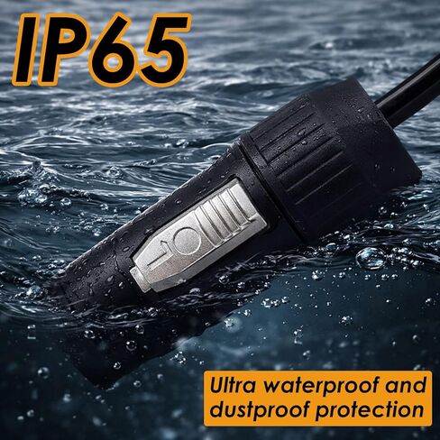 قفل مقاوم للماء أنثى PowerCon 20A IP65 موصلات هيكل الحماية الخارجية، شديدة التحمل مقاومة للأشعة فوق البنفسجية، عبوة من 4 قطع in Kuwait