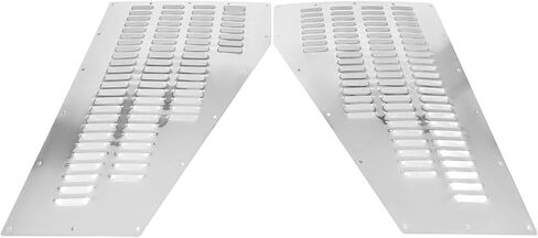 A Pair of Aluminum Hood Louver Vent Panel Cooling Kit Replacement for Jeep Cherokee XJ 1984-2001 Replacement for Comanche 1986-1992 Left Right Black in Kuwait