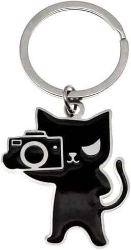 Cat key Chain, Cute Keychain for Women Cool Stuff Decor Cat Keychain Gifts For Cats Lover Funny Gift for Women in Saudi Arabia