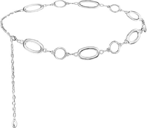 Women Waist Chain Belt Boho Body Chain for Dresses Jeans Outfits Layered Belly Chain Jewelry Accessory for Party in Saudi Arabia